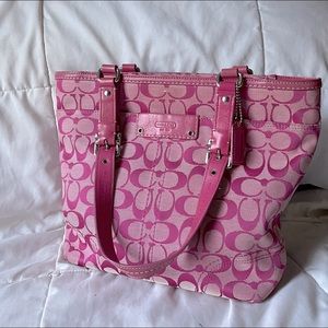 Pink Coach Purse